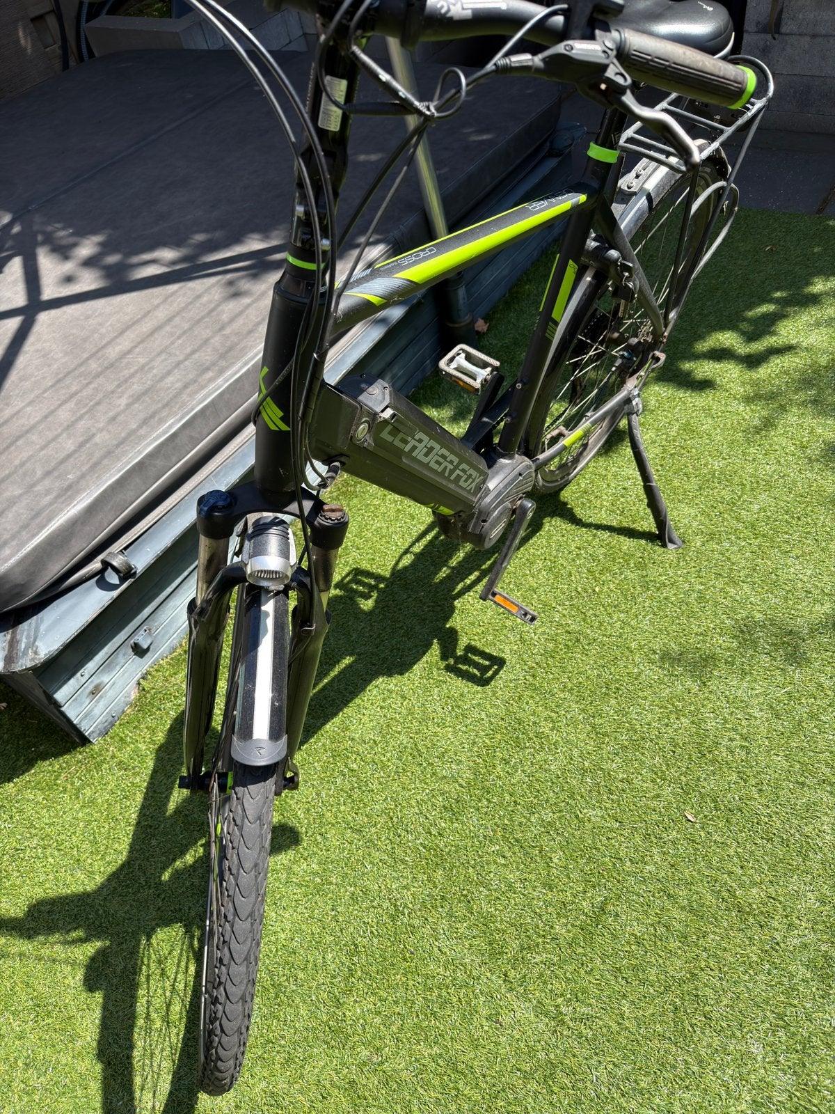 Leader fox e bike met laswerkje, 55 tot 59 cm, Ophalen, Gebruikt, Overige merken
