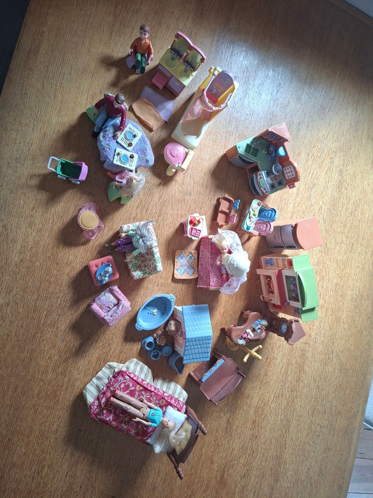 Vintage Fisher-Price loving family, Ophalen of Verzenden, Gebruikt, Speelset