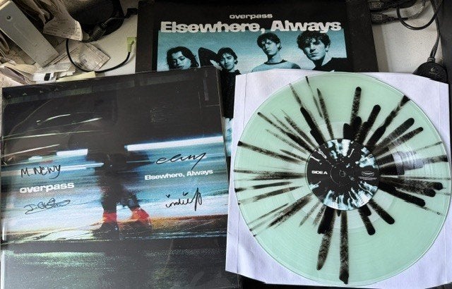 Overpass - Elsewhere, Always lp, gesigneerd, Originele persing, Ophalen of Verzenden, 12 inch, Nieuw in verpakking