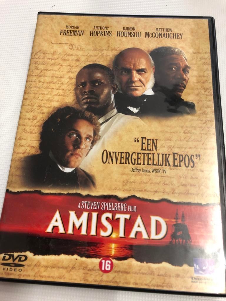 Amistad DVD - Een Steven Spielberg Film, Cd's en Dvd's, Vanaf 16 jaar, Ophalen of Verzenden, Gebruikt, Drama