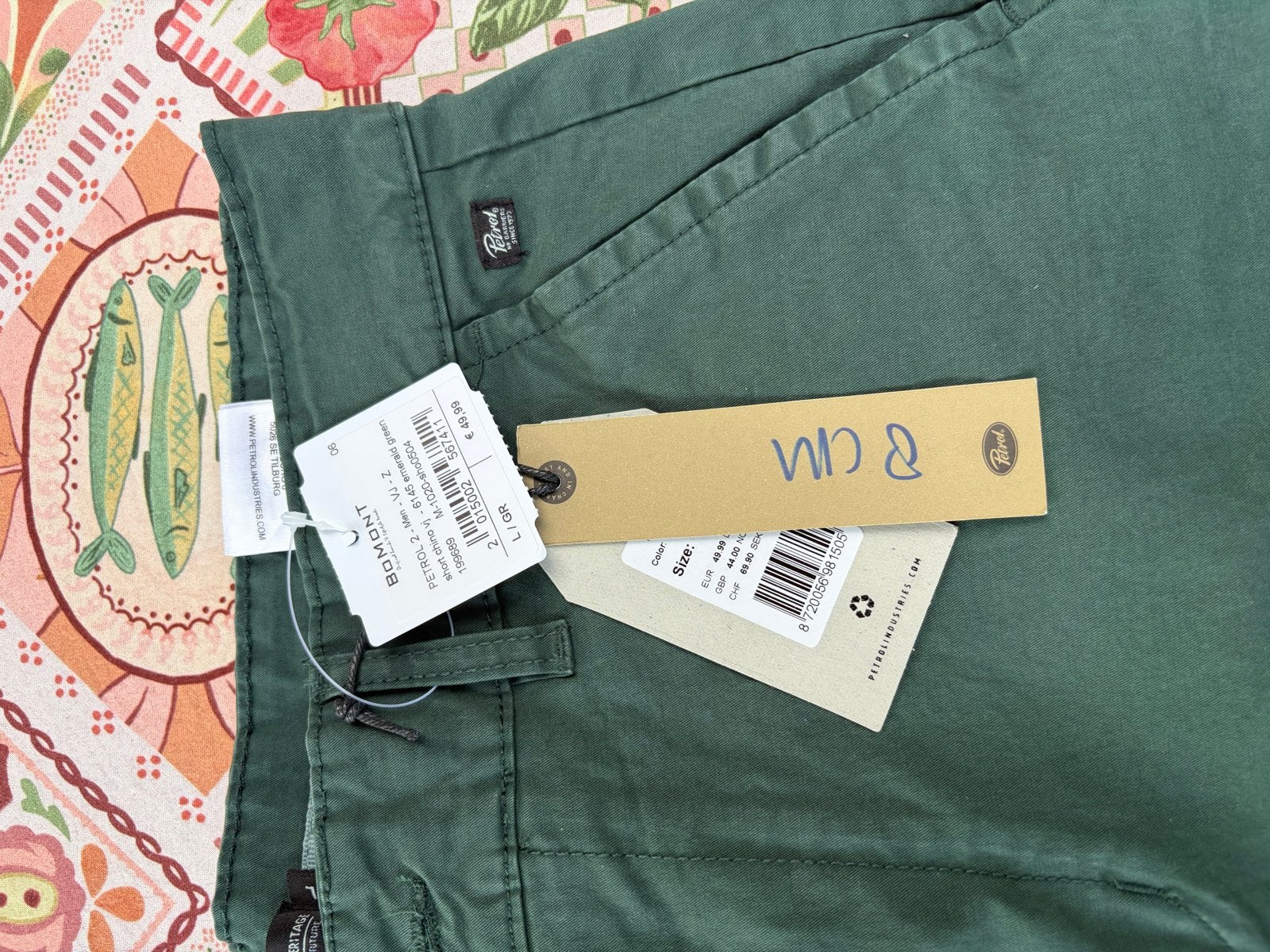 Petrol Industries Short - Maat L NIEUW - groen blauw, Ophalen of Verzenden, Nieuw, Maat 52/54 (L), Groen