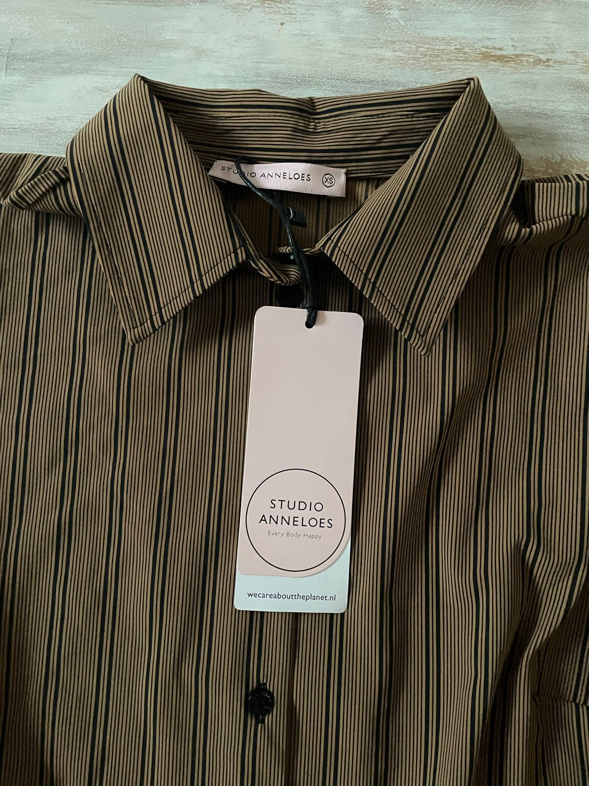Studio Anneloes Overhemd Blouse Maat S Nieuw, Ophalen of Verzenden, Nieuw, Maat 36 (S), Bruin