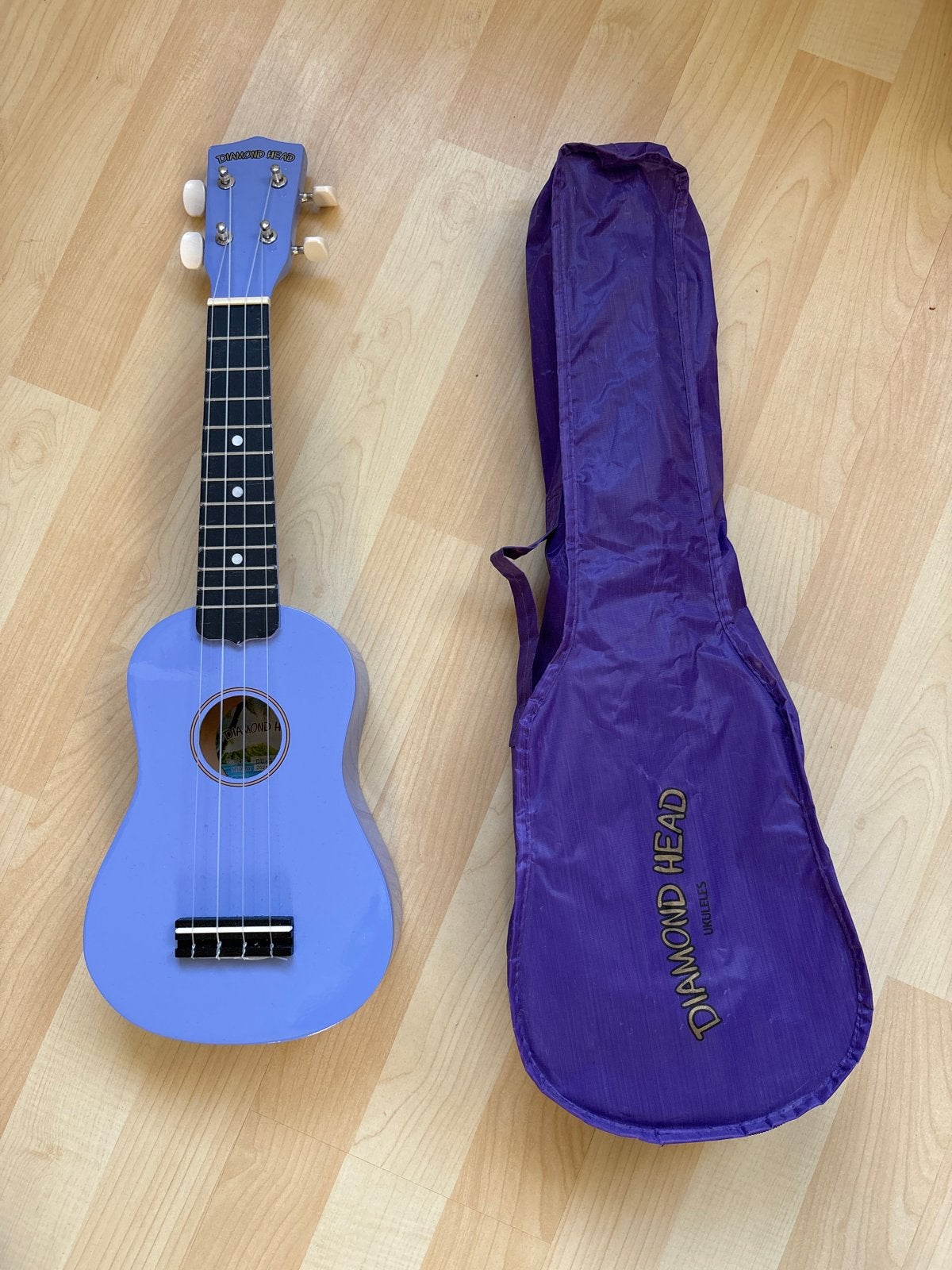 Diamond Head DU-118 Ukelele met hoes, Ophalen of Verzenden, Zo goed als nieuw, Overige typen, Met koffer