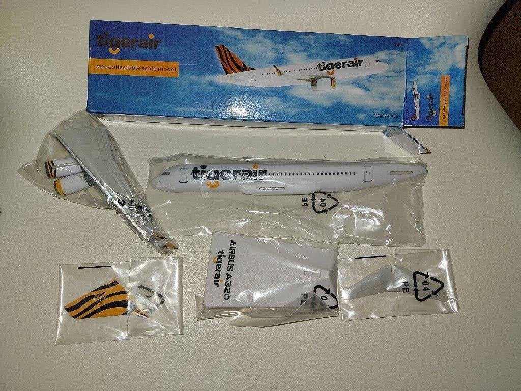 Tigerair Airbus A320 1/200 schaalmodel vliegtuig NIEUW, Ophalen of Verzenden, Nieuw, Schaalmodel