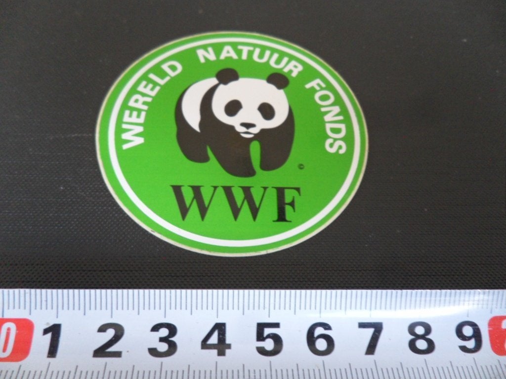 sticker Wereld Natuur Fonds WWF  Panda, Verzamelen, Ophalen, Zo goed als nieuw