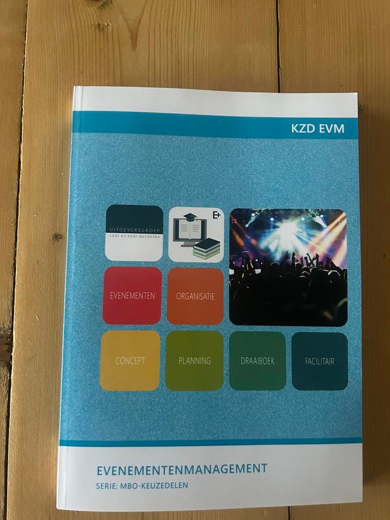 KZD evenement managment mbo 4 roc, Boeken, Schoolboeken, Ophalen, Nieuw, Overige niveaus, Nederlands