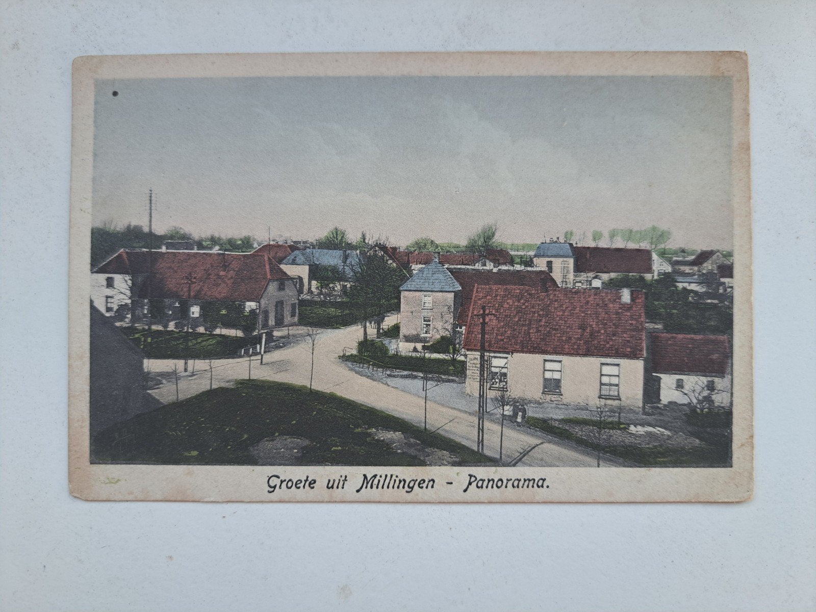 Groete uit Millingen - Panorama, Verzamelen, Ansichtkaarten | Nederland, Ophalen of Verzenden, Voor 1920, Gelopen, Gelderland