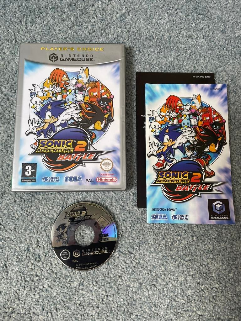 Sonic Adventure 2 Battle met garantie, Spelcomputers en Games, Games | Nintendo GameCube, 1 speler, _, _, Ophalen of Verzenden