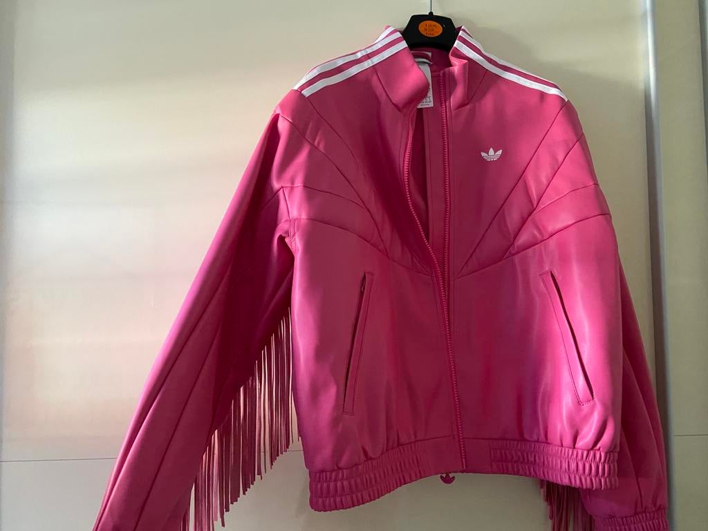 Leren Adidas jack, Ophalen, Nieuw, Jasje, Roze