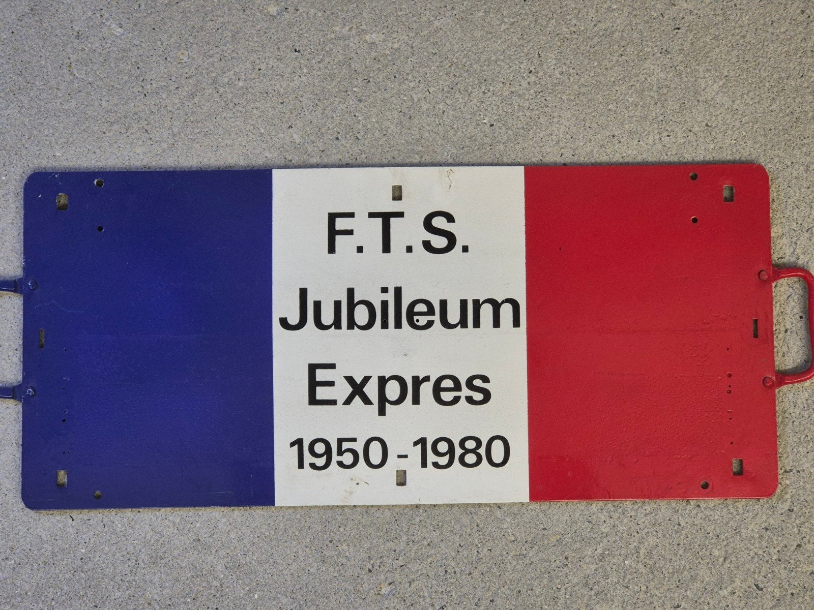 F.T.S. Jubileum Expres koersbord 1950-1980, Verzamelen, Ophalen of Verzenden, Gebruikt, Trein, Overige typen