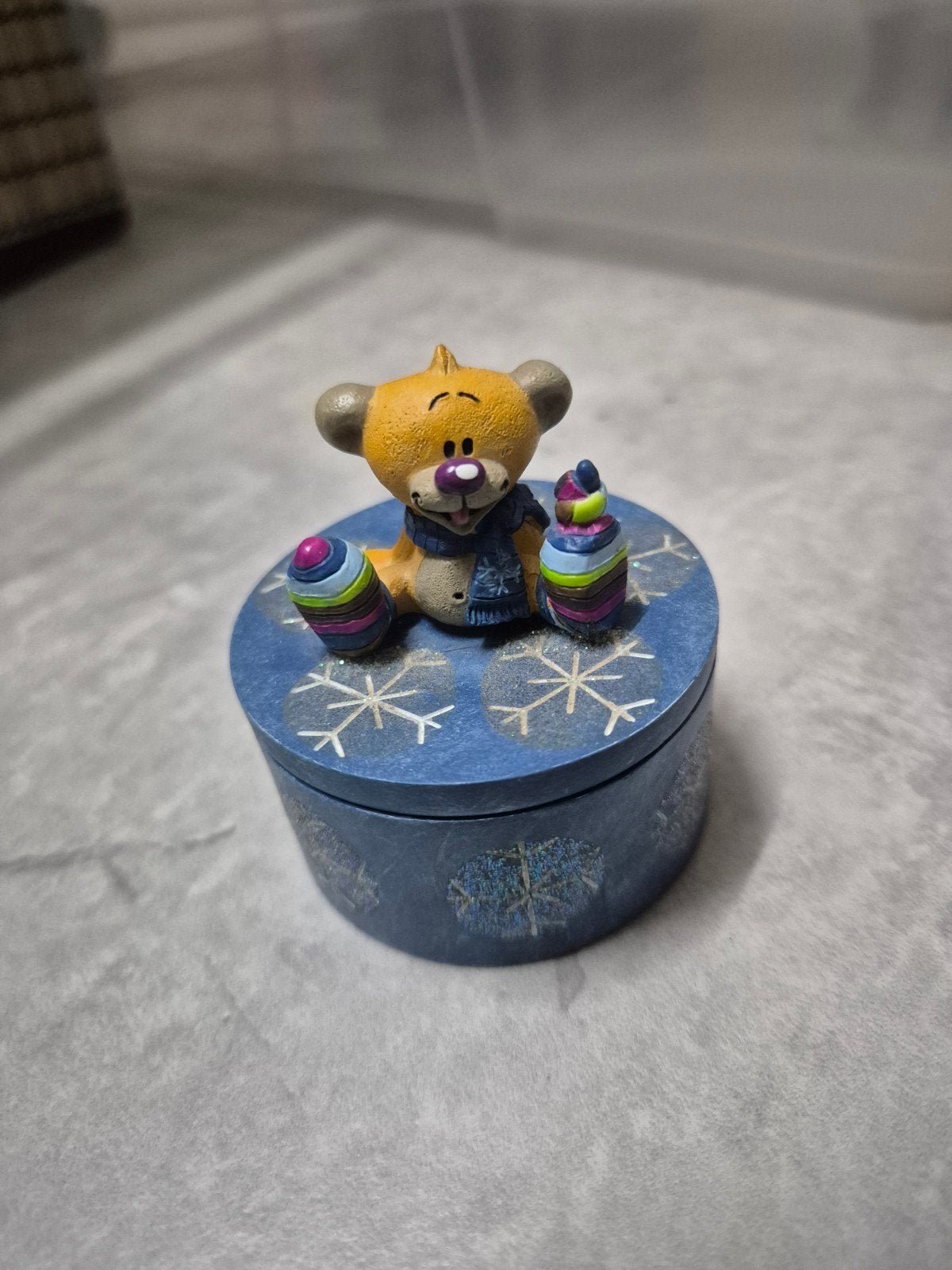 Diddl schattig blauw doosje, Verzamelen, Diddl, Ophalen of Verzenden, Pimboli, Gebruikt