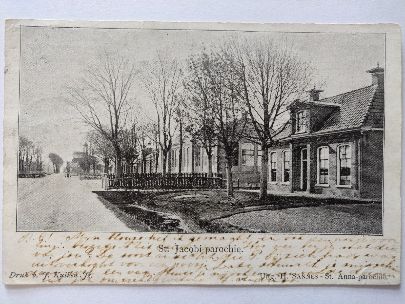 X2805 Sint St. Jacobi Parochie 1902 naar Beetgum, Verzamelen, Ophalen of Verzenden, Voor 1920, Noord-Holland
