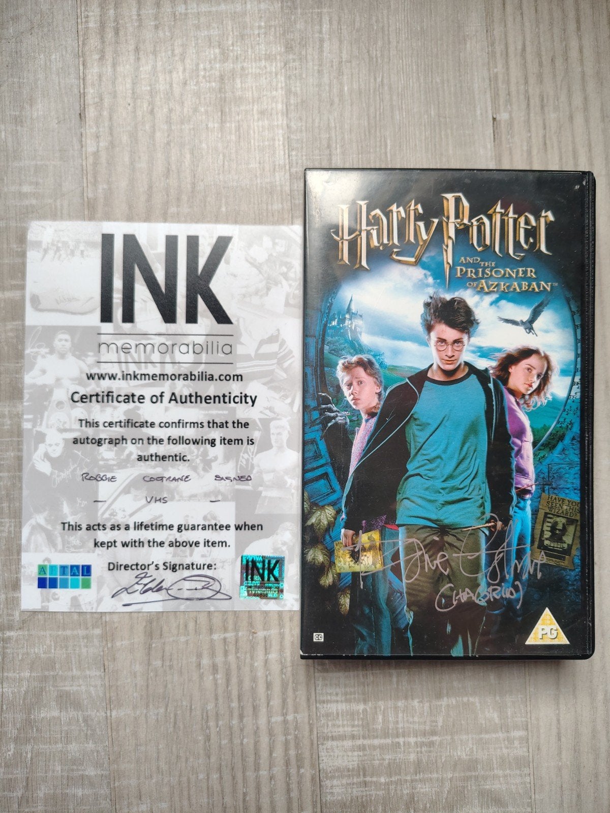 Harry Potter and the Prisoner of Azkaban/handtekening hagrid, Engels, Science Fiction en Fantasy, Ophalen of Verzenden, Zo goed als nieuw