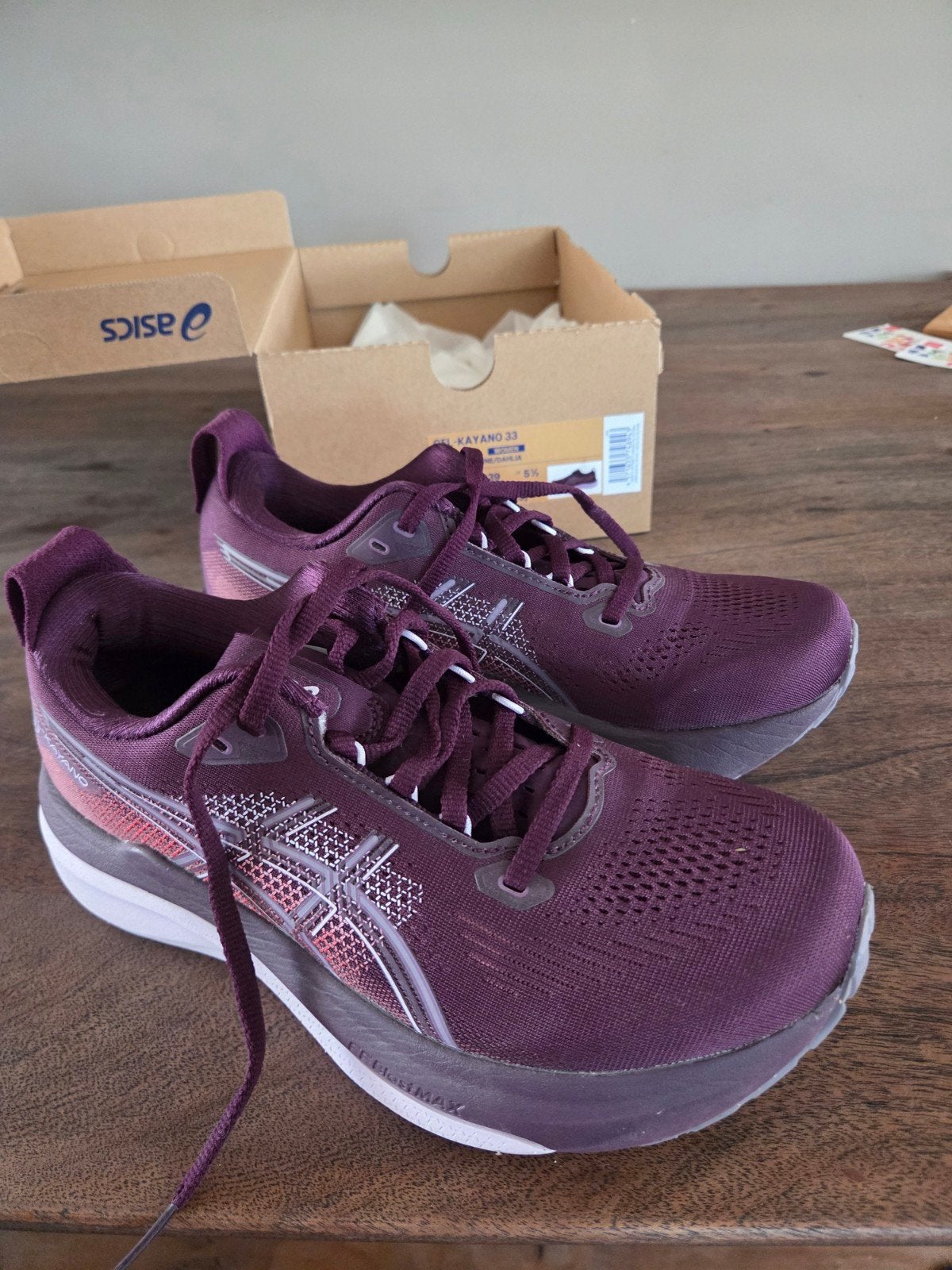 ASICS GEL-KAYANO 33 hardloopschoenen dames - Maat 39, Ophalen of Verzenden, Nieuw, Overige kleuren, Sneakers of Gympen