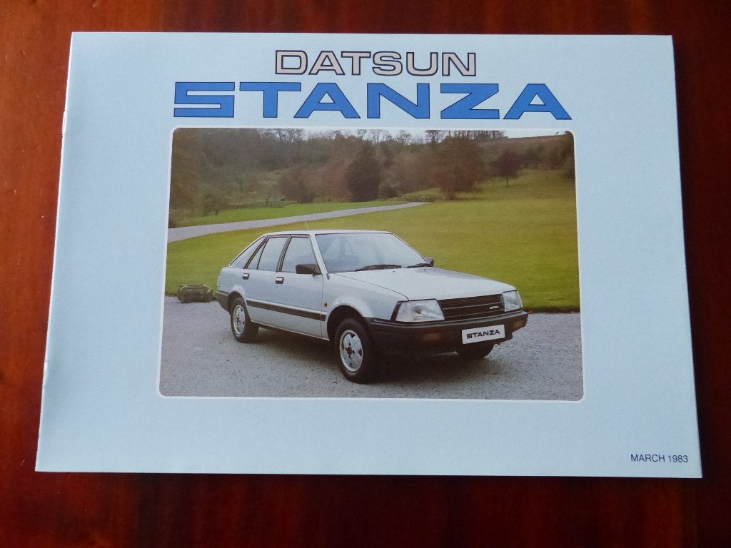 Datsun Stanza 1983 March brochure UK, Verzenden, Zo goed als nieuw, Overige merken