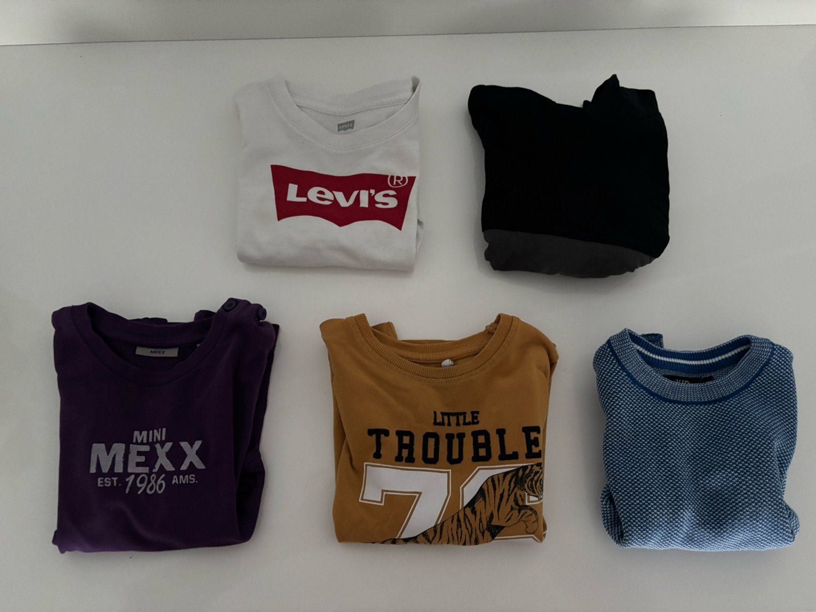 5x longesleeve maat 92, Ophalen of Verzenden, Zo goed als nieuw, Jongen, Shirt of Longsleeve