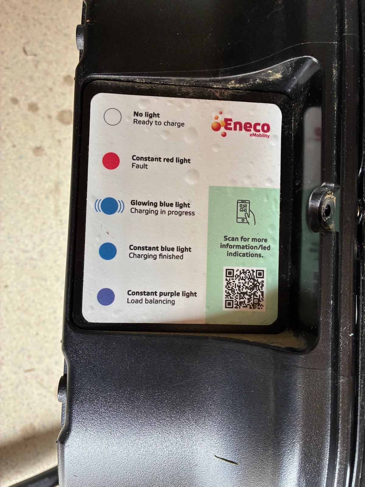 Vestel Laadbox Eneco eMobility met 6m vaste kabel, Ophalen, Gebruikt, Laadpaal