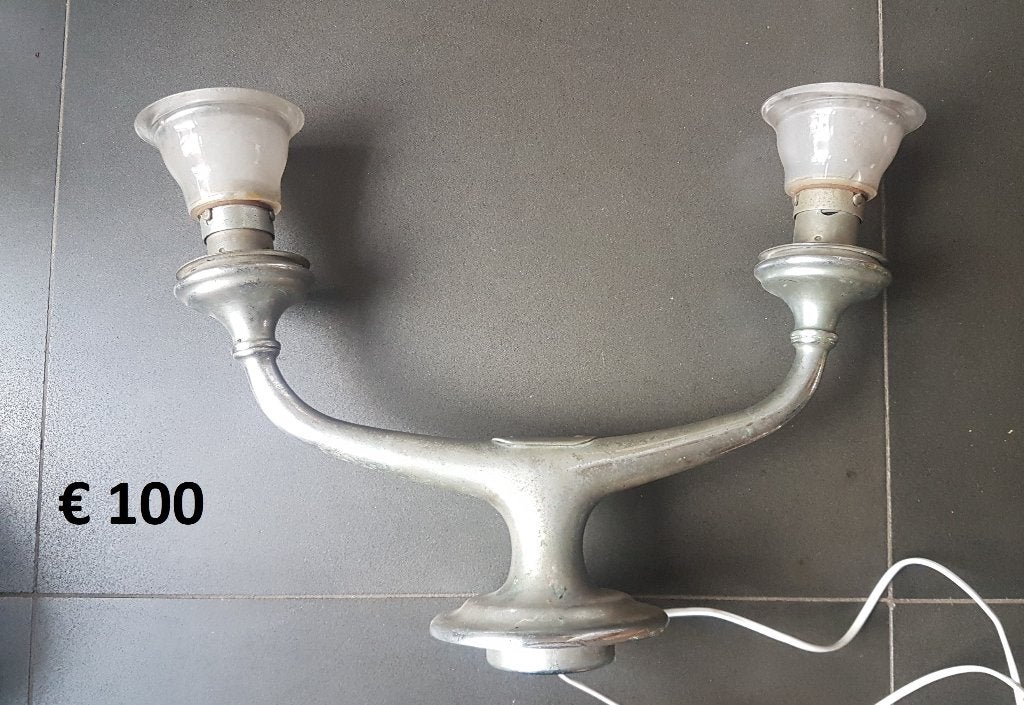 1. div oude antieke lampen kooi lamp design bajonet fitting, Ophalen of Verzenden