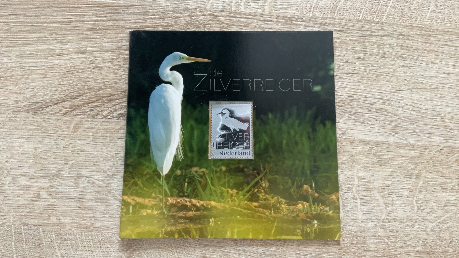 Ziveren postzegel zilverreiger, Ophalen of Verzenden, Postfris