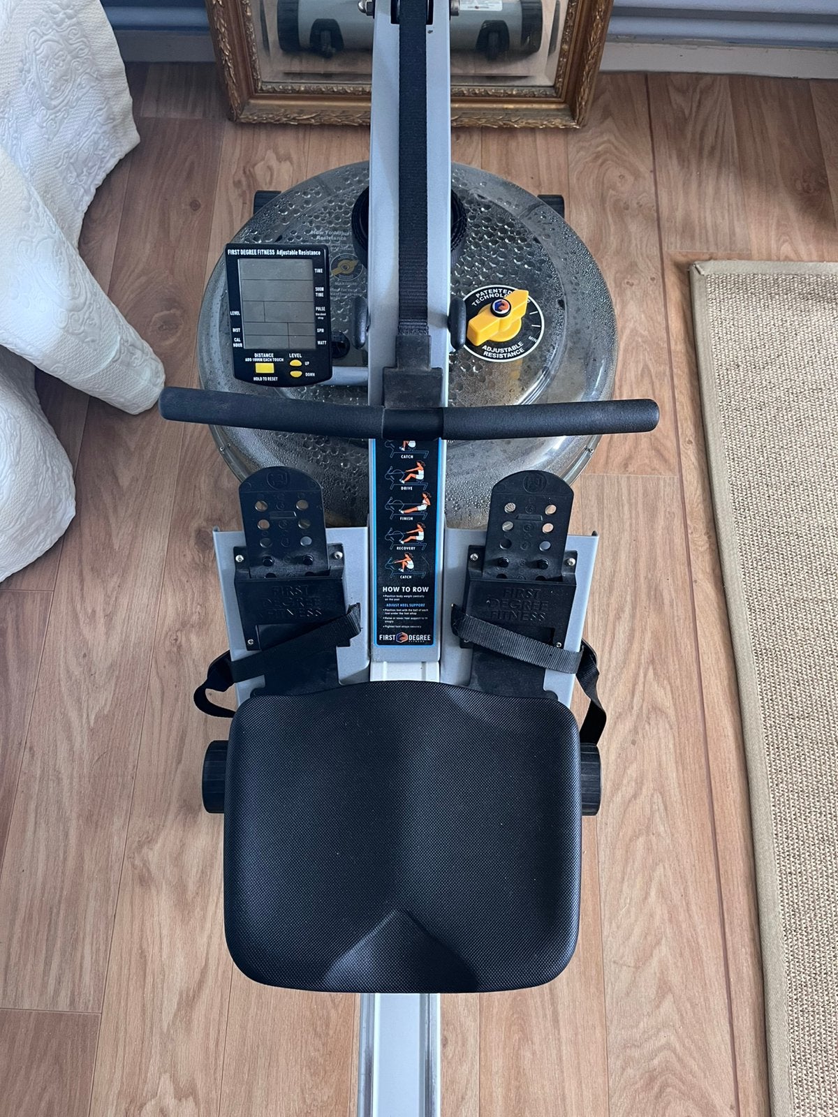 First Degree Fitness water weerstand roeimachine, Ophalen, Benen, Zo goed als nieuw, Metaal