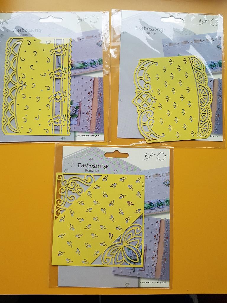 Embossing-stencil Marianne Design - Anja van Laar, Hobby en Vrije tijd, Kaarten | Zelf maken, Ophalen of Verzenden, Zo goed als nieuw