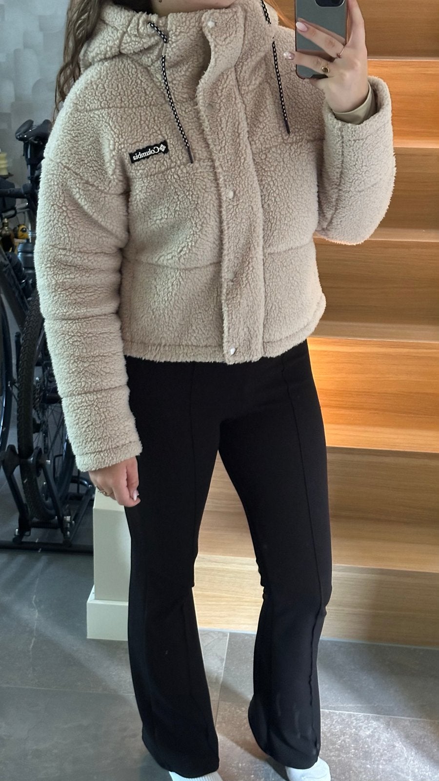 Columbia teddy jas dames maat M nieuw, Ophalen, Nieuw, Maat 38/40 (M), Beige