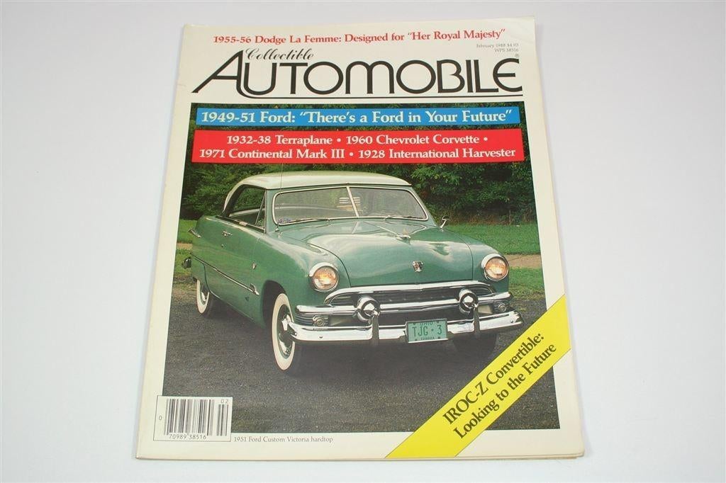 Vintage Autotijdschrift 1988 — Ford 1949-51 & Corvette, Ophalen of Verzenden, Gelezen, Ford