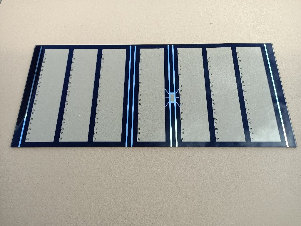 Titel Ruit (Old Stock) Harting M140K (1968) jukebox, Verzamelen, Automaten | Jukeboxen, Ophalen, Gebruikt, 1950 tot 1960, Seeburg