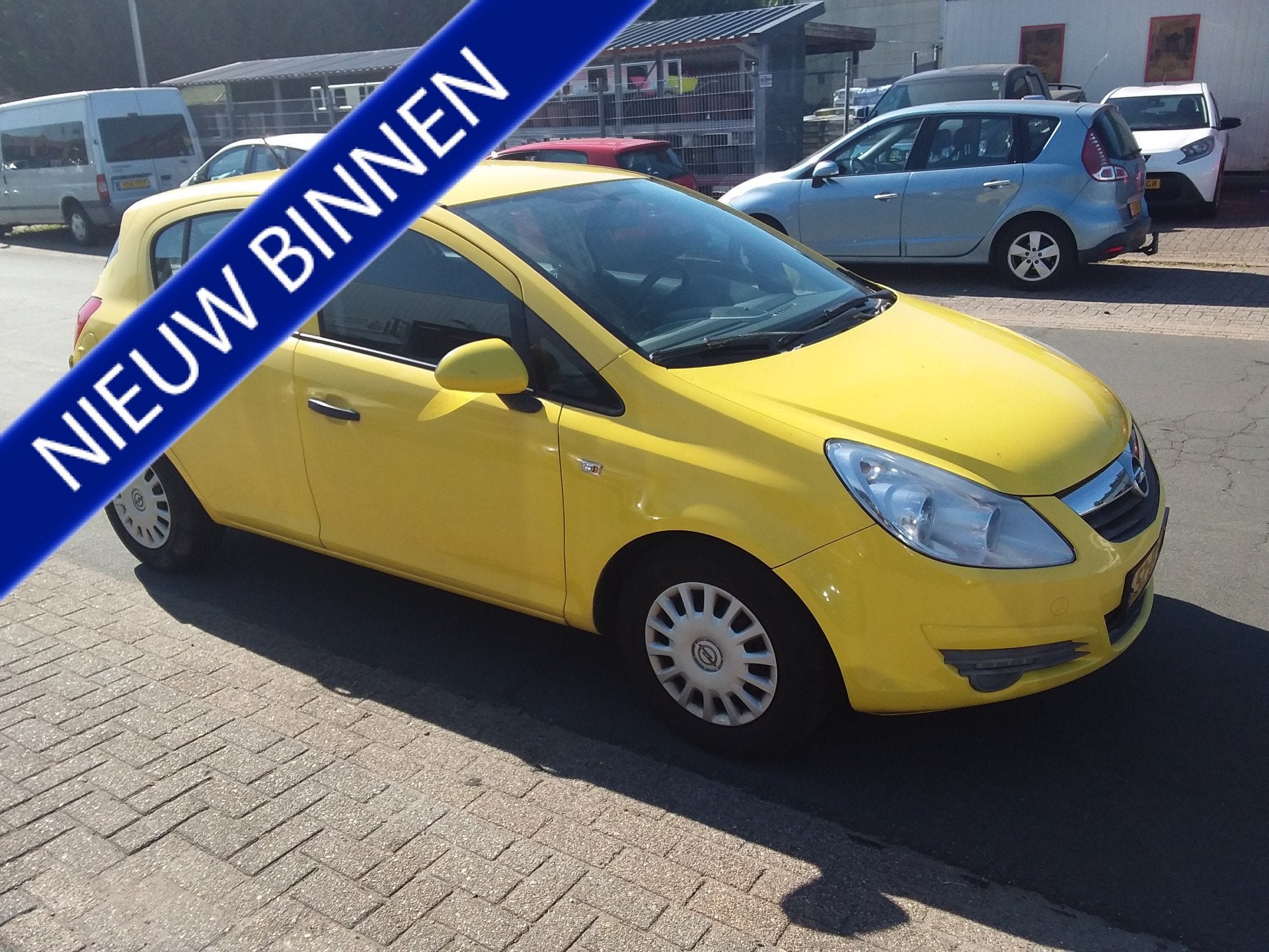 Opel Corsa 1.2-16V Essentia (bj 2007), Voorwielaandrijving, Stof, Gebruikt, Zwart