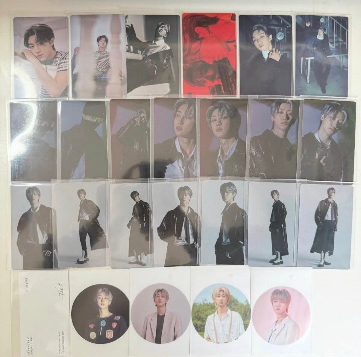 seventeen photocard the8 minghao, Verzenden, Zo goed als nieuw, Foto of Kaart