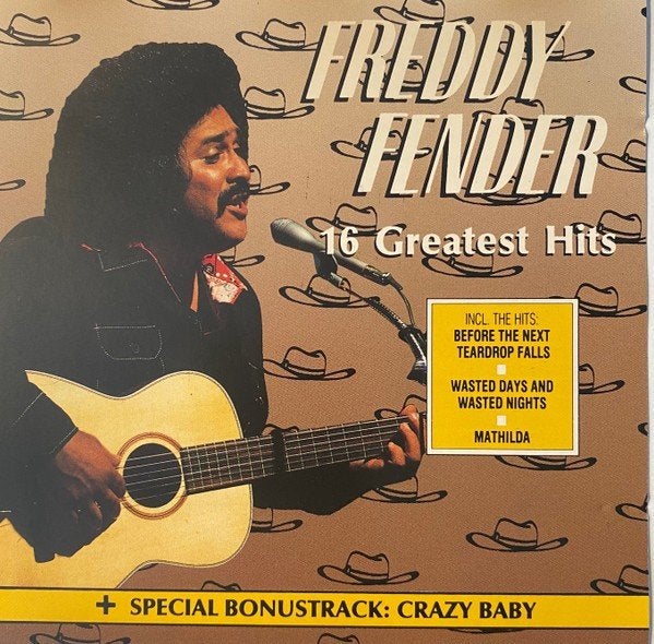 Freddy Fender - 16 Greatest Hits CD, Cd's en Dvd's, Cd's | Pop, Ophalen of Verzenden, Zo goed als nieuw