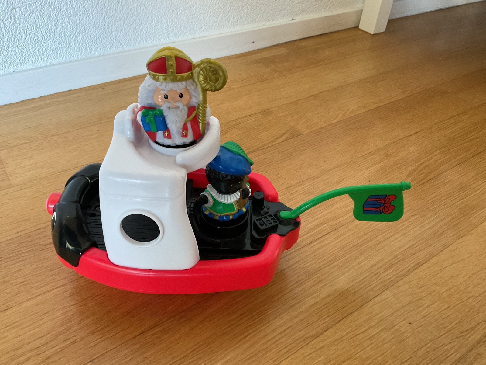 Fisher-Price Little People Sinterklaas boot met figuren zgan, Diversen, Ophalen of Verzenden, Zo goed als nieuw