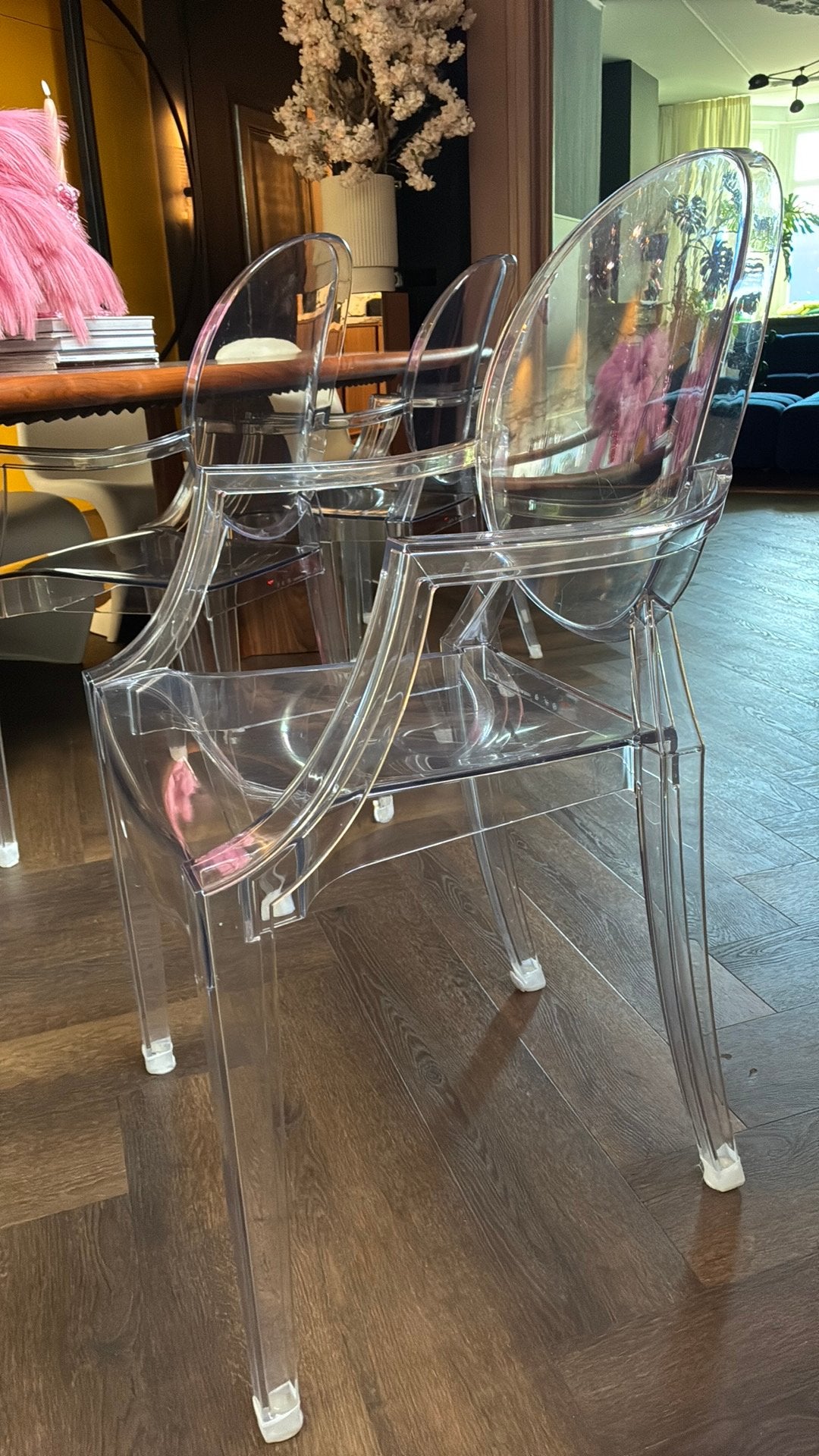 Kartell ghost stoelen 4x, Ophalen, Overige kleuren, Zo goed als nieuw, Vier