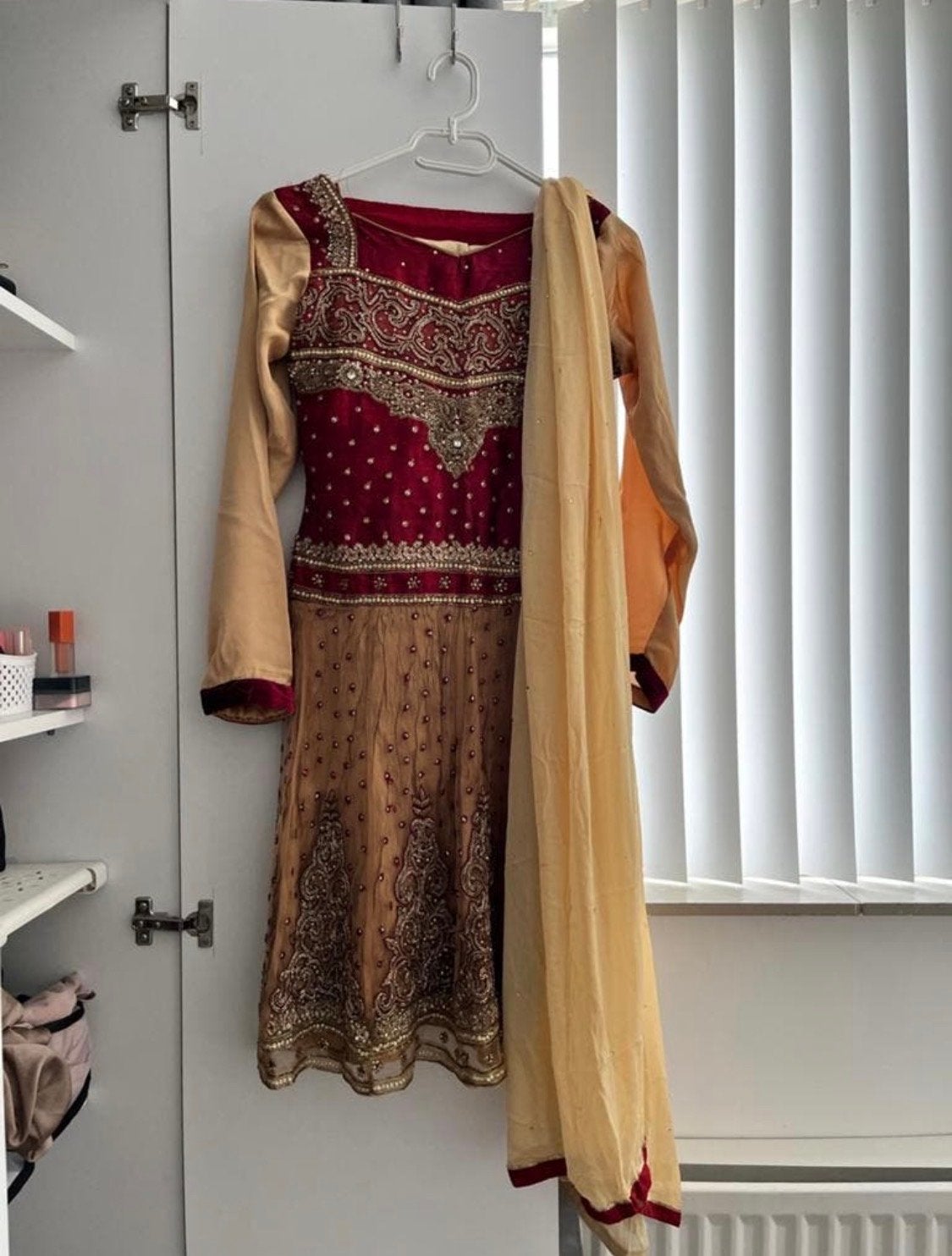 Indiase/Pakistaanse jurk - Maat 34, Kleding | Dames, Overige typen, Ophalen of Verzenden, Zo goed als nieuw, Maat 34 (XS) of kleiner