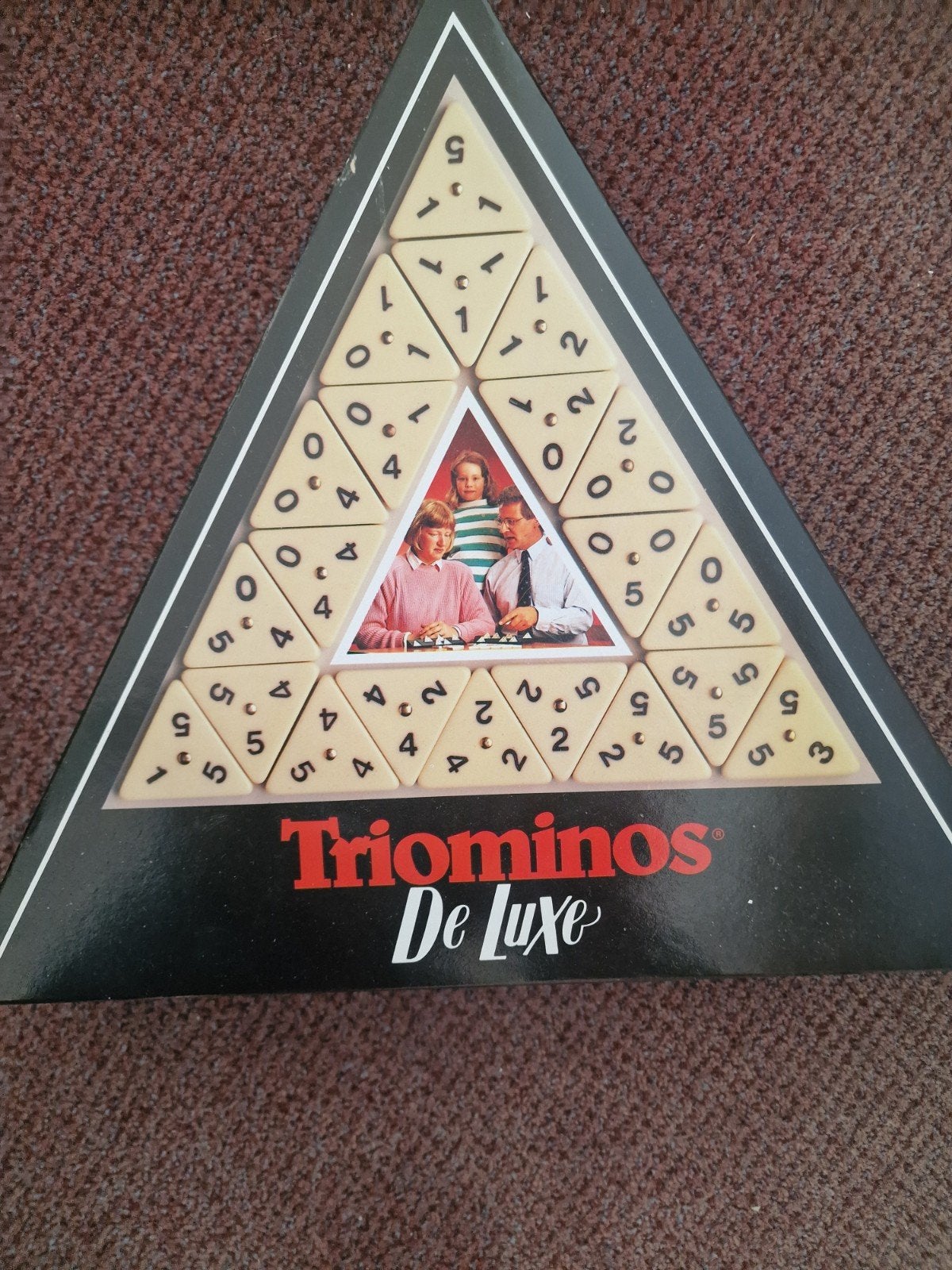 spel triominos De luxe, Ophalen of Verzenden, Gebruikt