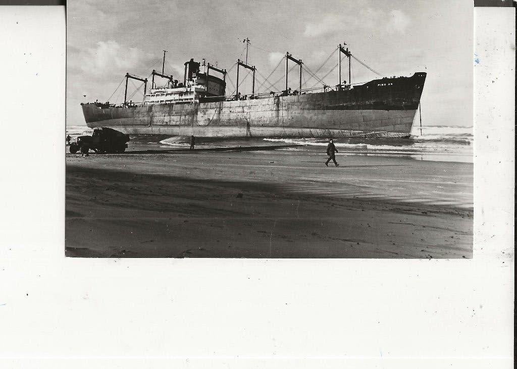 Monster Ping An gestrand, Ophalen of Verzenden, Ongelopen, Zuid-Holland