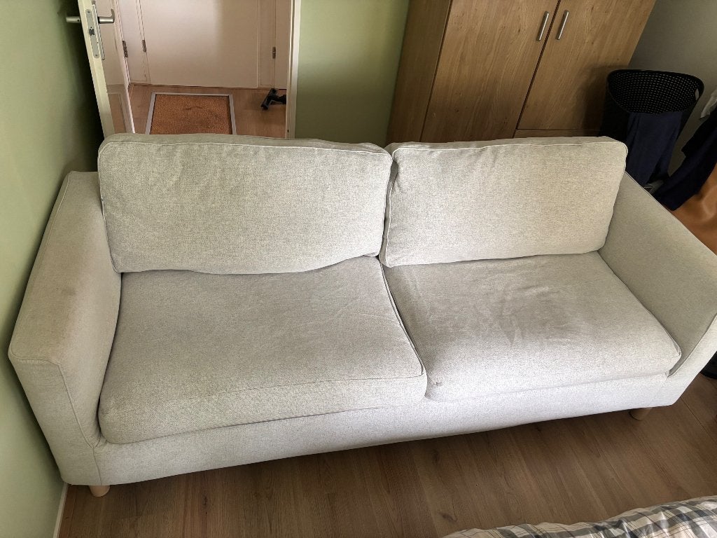 Bank (2,5 zits), Ophalen, Gebruikt, Driepersoons, 75 tot 100 cm