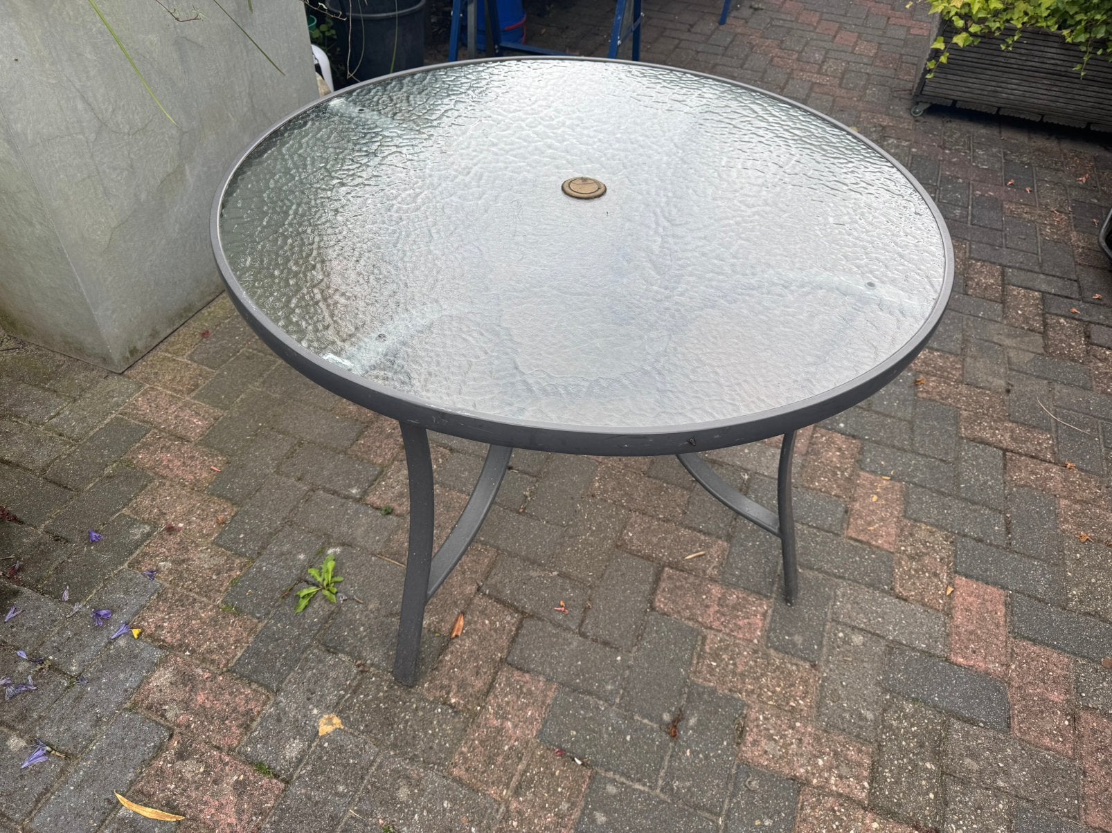 Tuintafel hartman, Ophalen, Gebruikt, Rond, Overige materialen