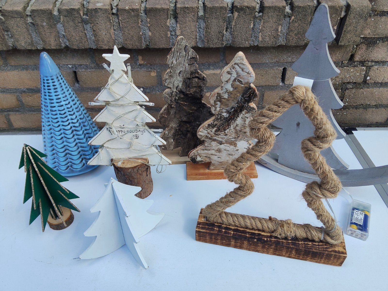 set diverse kerstbomen, Diversen, Ophalen of Verzenden, Zo goed als nieuw