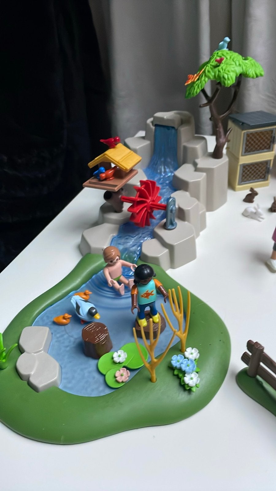 Playmobil Boerderij en Waterbaan Speelset, Ophalen of Verzenden, Gebruikt