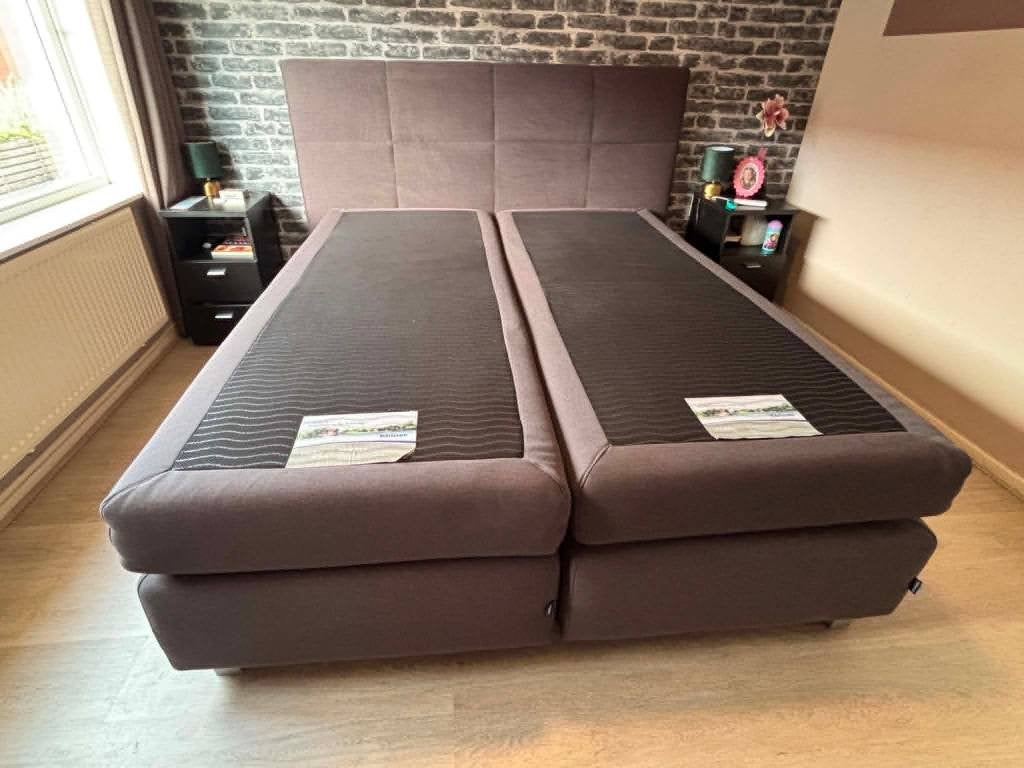 karlsson boxspring 160x200, Huis en Inrichting, Slaapkamer | Boxsprings, Ophalen, Gebruikt, Tweepersoons, 200 cm