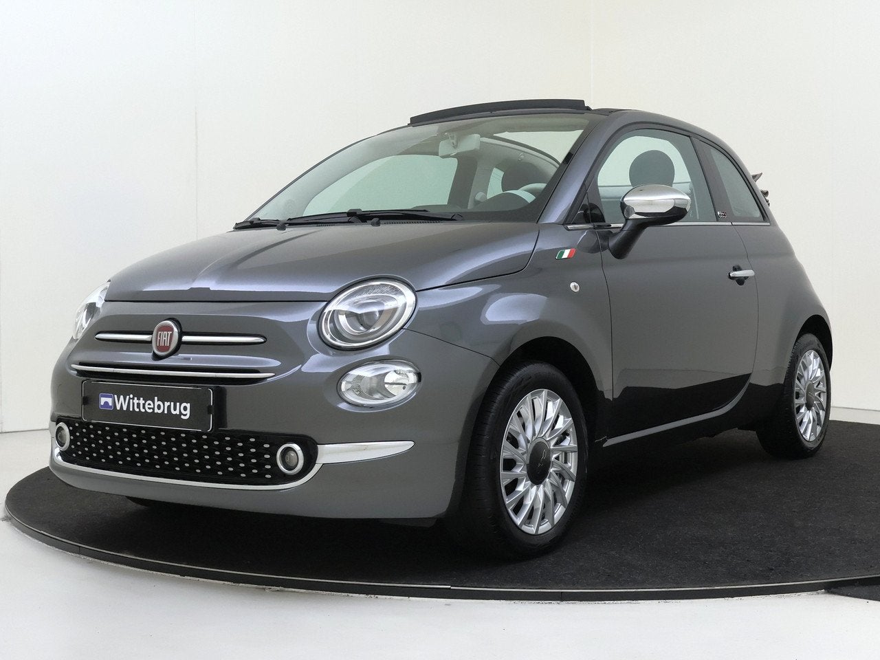 Fiat 500C 1.0 Hybrid Star YP (bj 2020), Auto's, Fiat, Cabriolet, 4 stoelen, Bedrijf, Handgeschakeld
