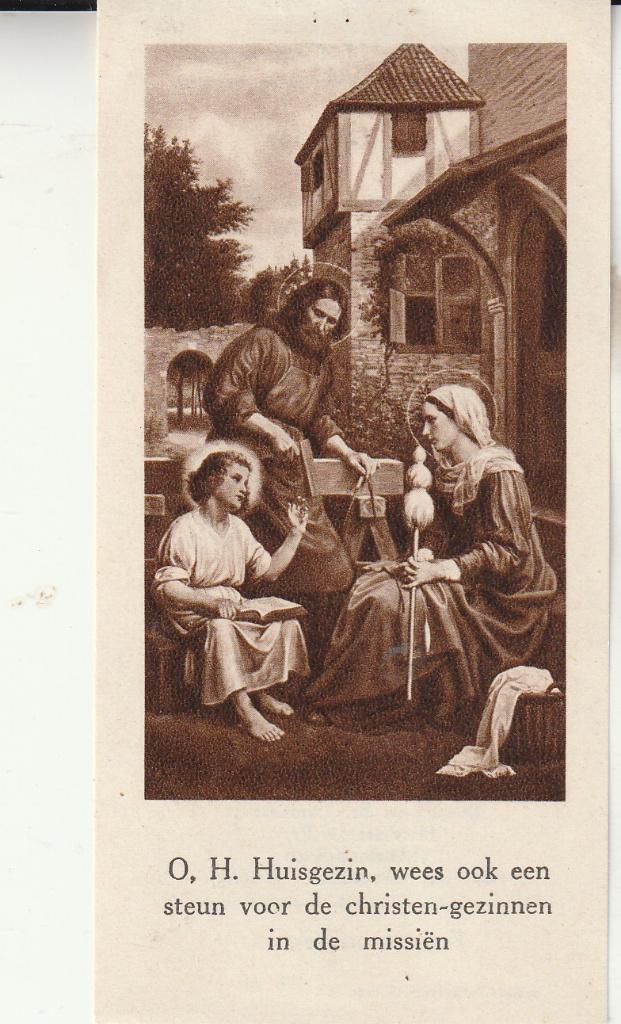 Prent Apostolische H. Communie Januari 1942, Ophalen of Verzenden, Zo goed als nieuw, Kaart of Prent, Christendom | Katholiek
