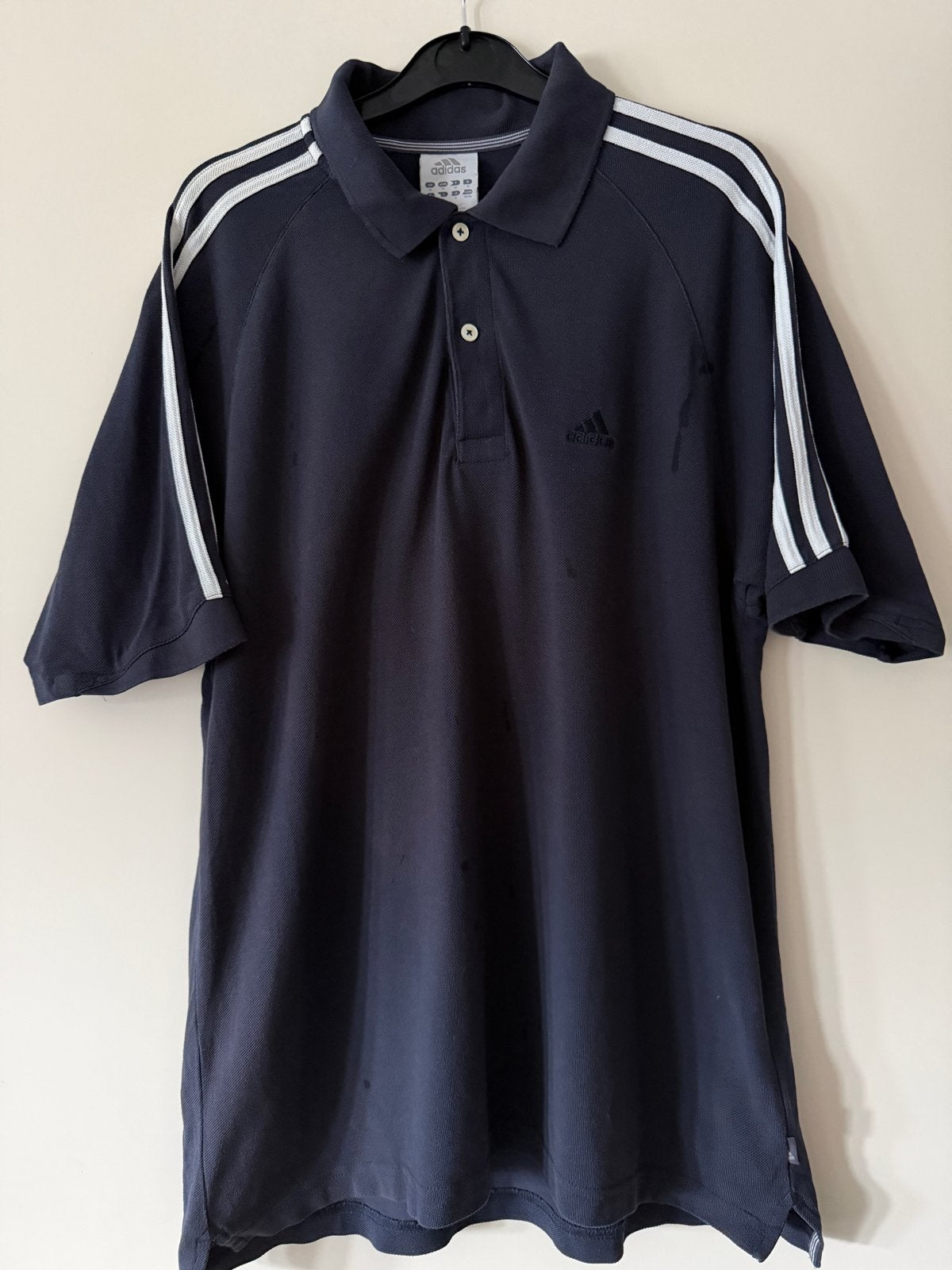Adidas Polo Maat M Origineel, Ophalen of Verzenden, Zo goed als nieuw, Maat 48/50 (M), Blauw