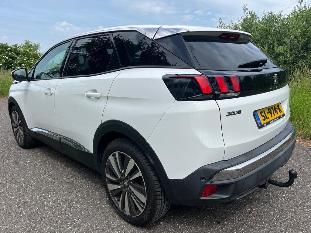 Peugeot 3008 1.2 PureTech Blue Lease Premium (bj 2018), Gebruikt, Euro 6, 1199 cc, Wit
