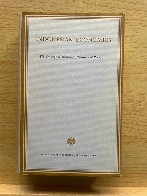 Het concept van dualistische economie m.b.t. Indonesië, Ophalen of Verzenden, Gelezen, J.H. Boeke, D.H. Burger