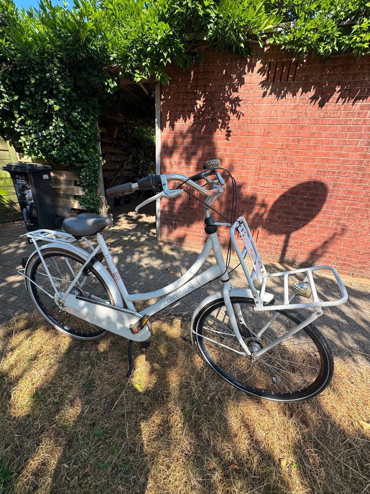 Witte cortina fiets, Ophalen of Verzenden, 0 zitjes, Zo goed als nieuw, Overige merken