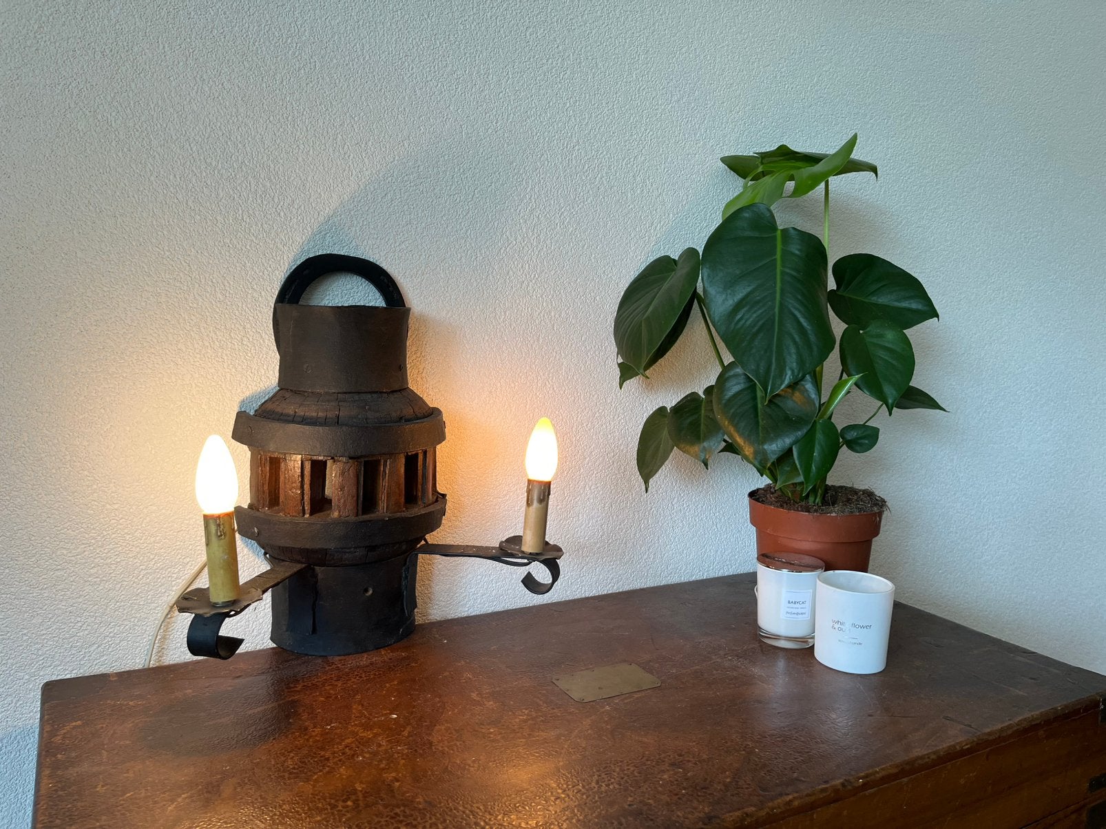 Antieke / Vintage hanglamp, Ophalen of Verzenden