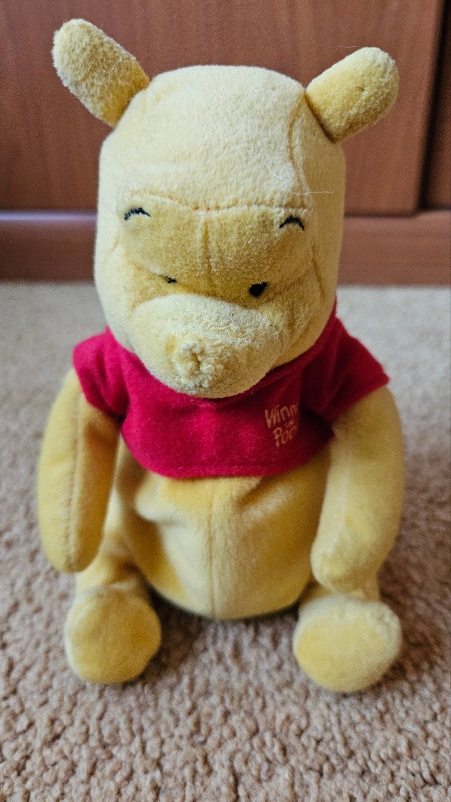 Disney Winnie the Pooh knuffel, Kinderen en Baby's, Speelgoed | Knuffels en Pluche, Ophalen of Verzenden, Zo goed als nieuw, Beer