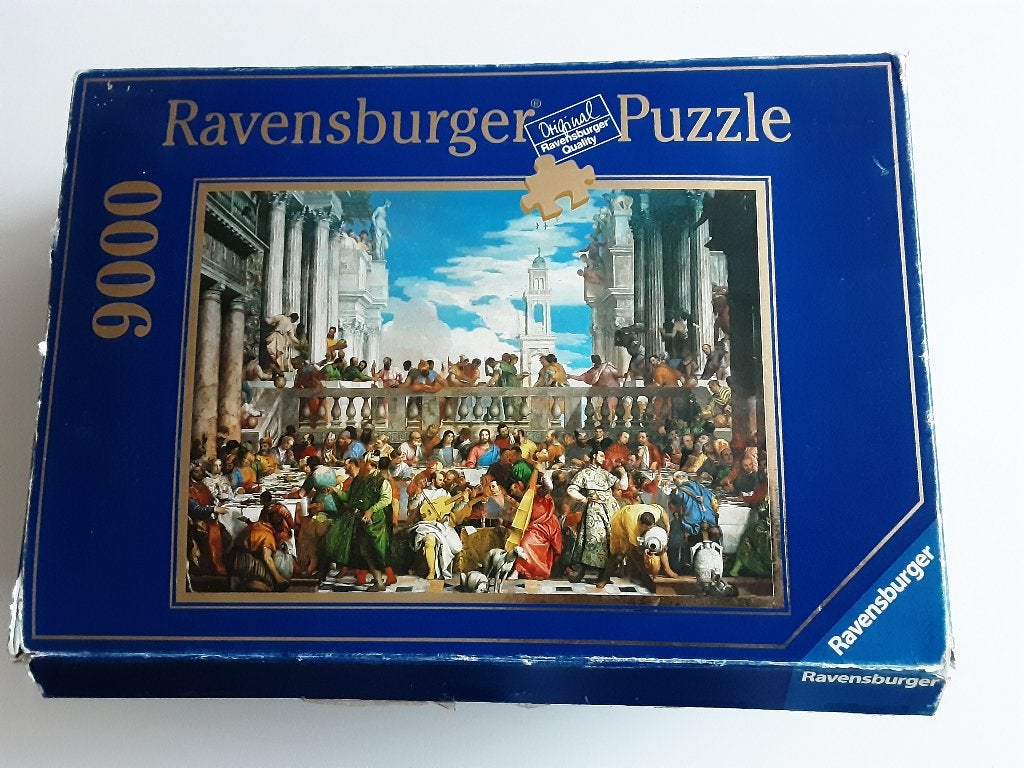 Ravensburger Legpuzzel 9000 stukjes - Bruiloft te Kana, Ophalen of Verzenden, Meer dan 1500 stukjes, Gebruikt, Legpuzzel